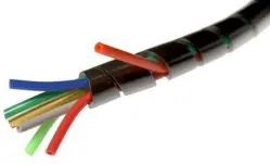 spiral cut of linear low density polyethylene (LLDPE) material